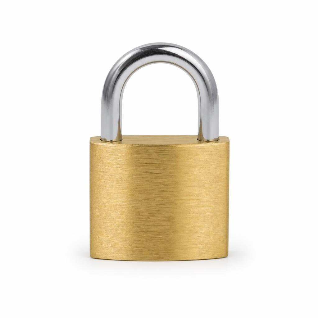MT 262 25MM BRASS PADLOCK