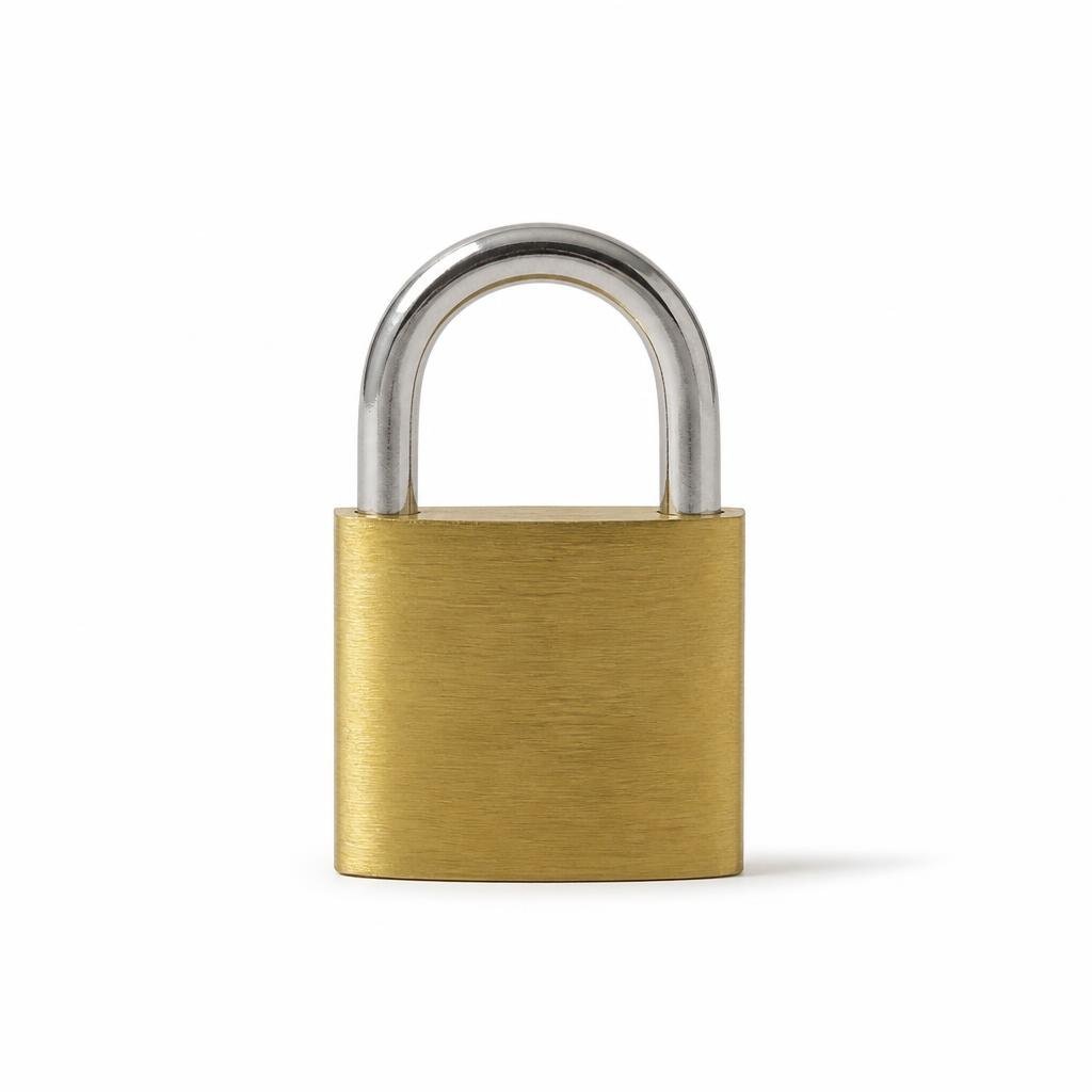 MT 263 32MM BRASS PADLOCK