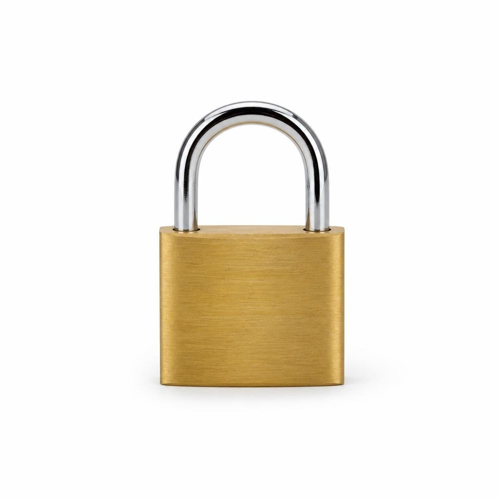 MT 266 63MM BRASS PADLOCK