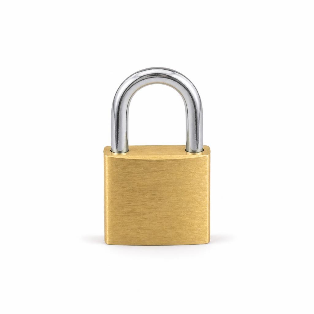 LEMEN 261 20MM BRASS PADLOCK