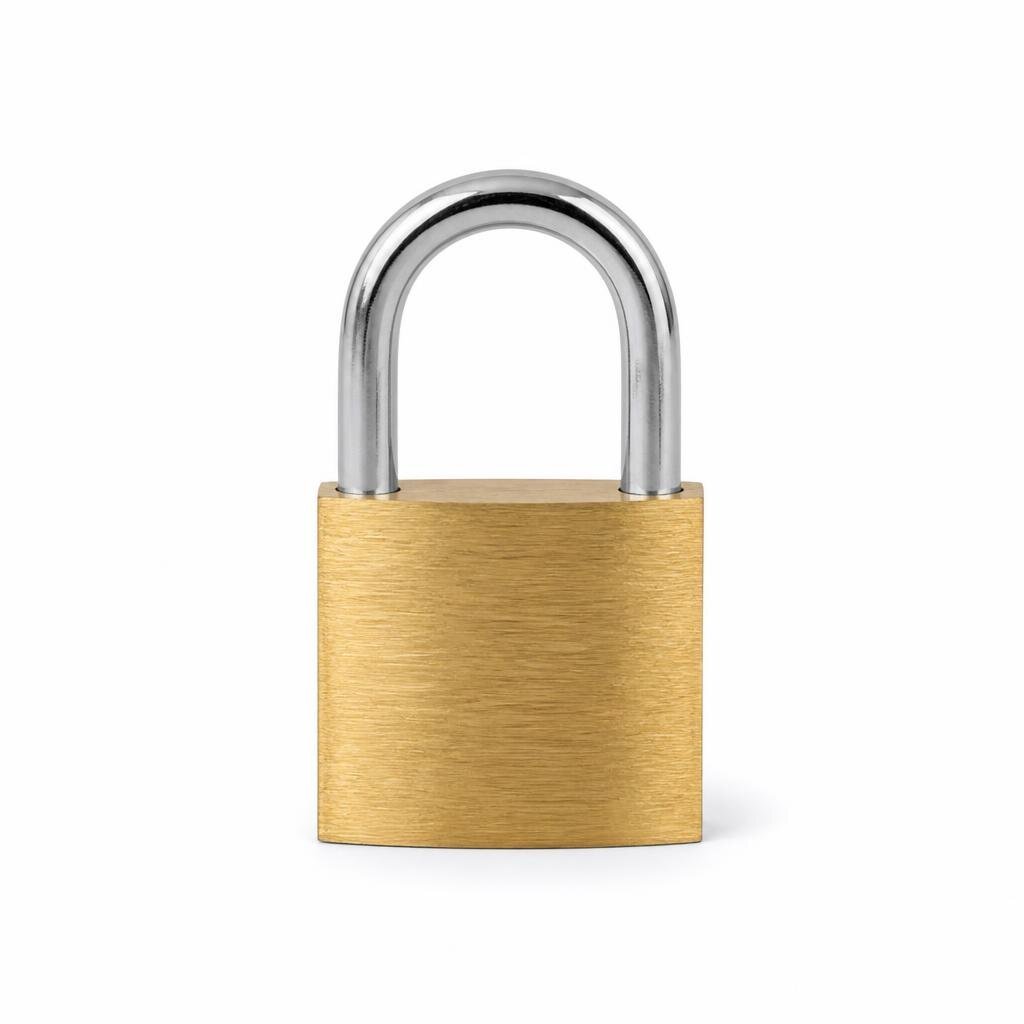 LEMEN 262 25MM BRASS PADLOCK