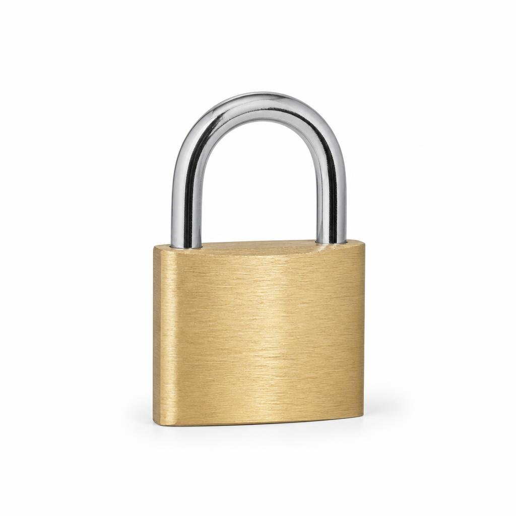 LEMEN 263 32MM BRASS PADLOCK
