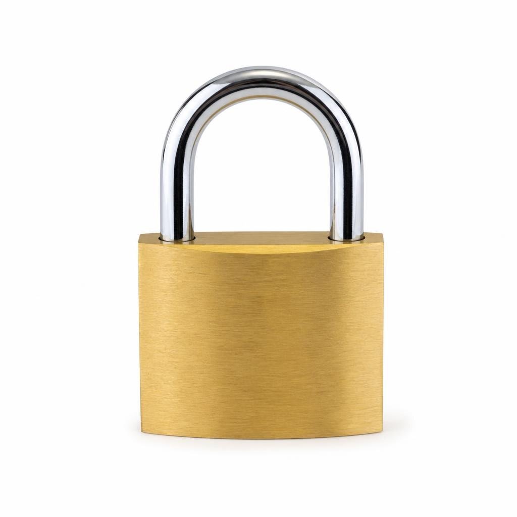 LEMEN 265 50MM BRASS PADLOCK