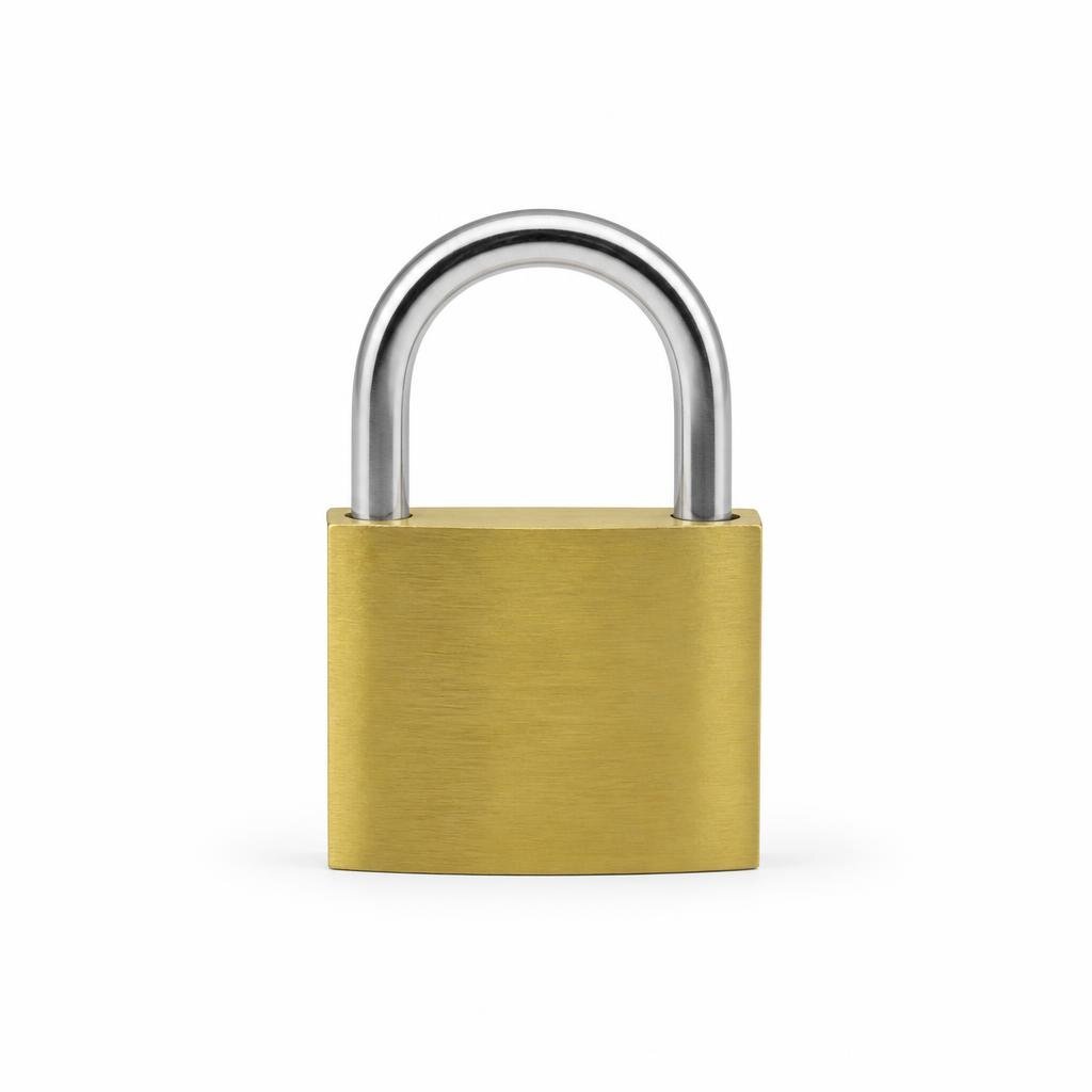 LEMEN 266 63MM BRASS PADLOCK