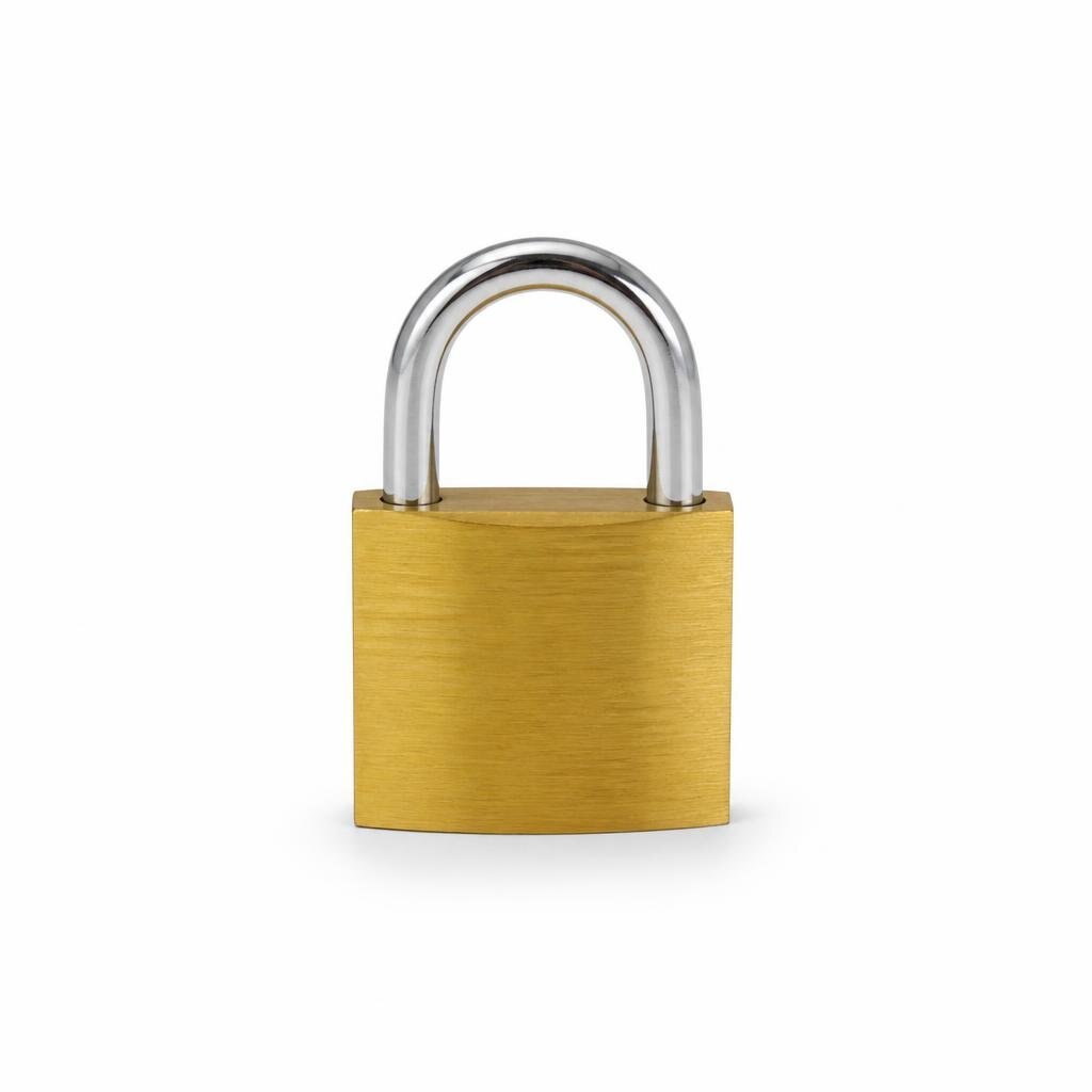 MAX 20MM4 BRASS PADLOCK