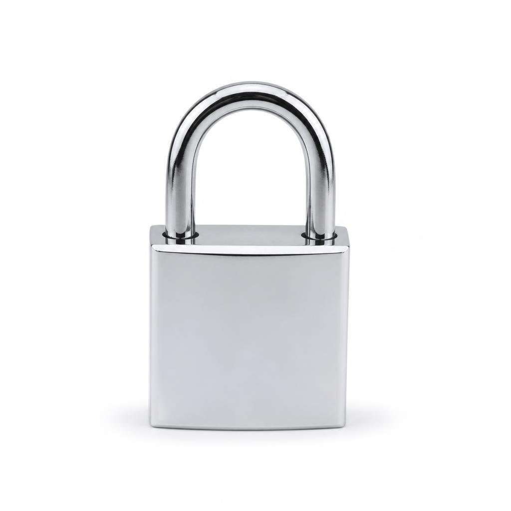 BRAVO 405 K/A CHROMED PADLOCK