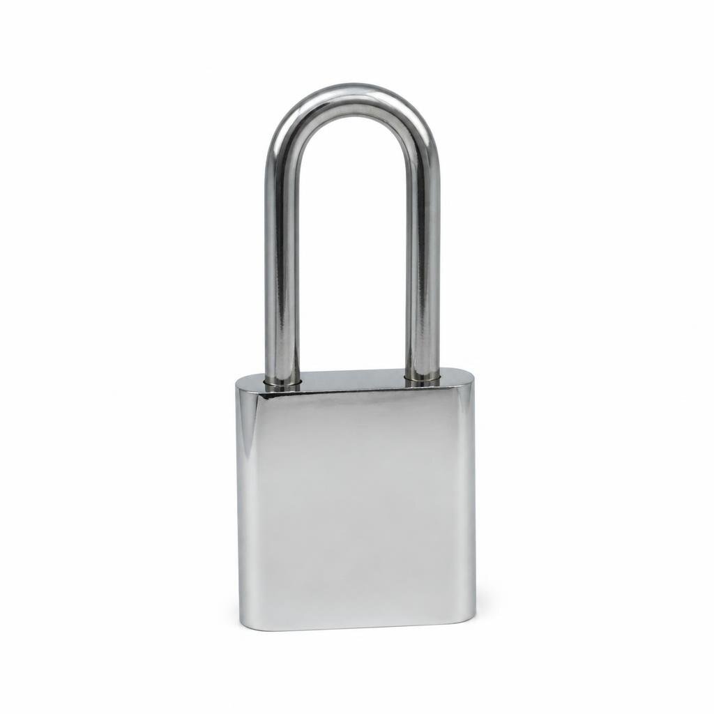 BRAVO 503 K/A CHROMED PADLOCK