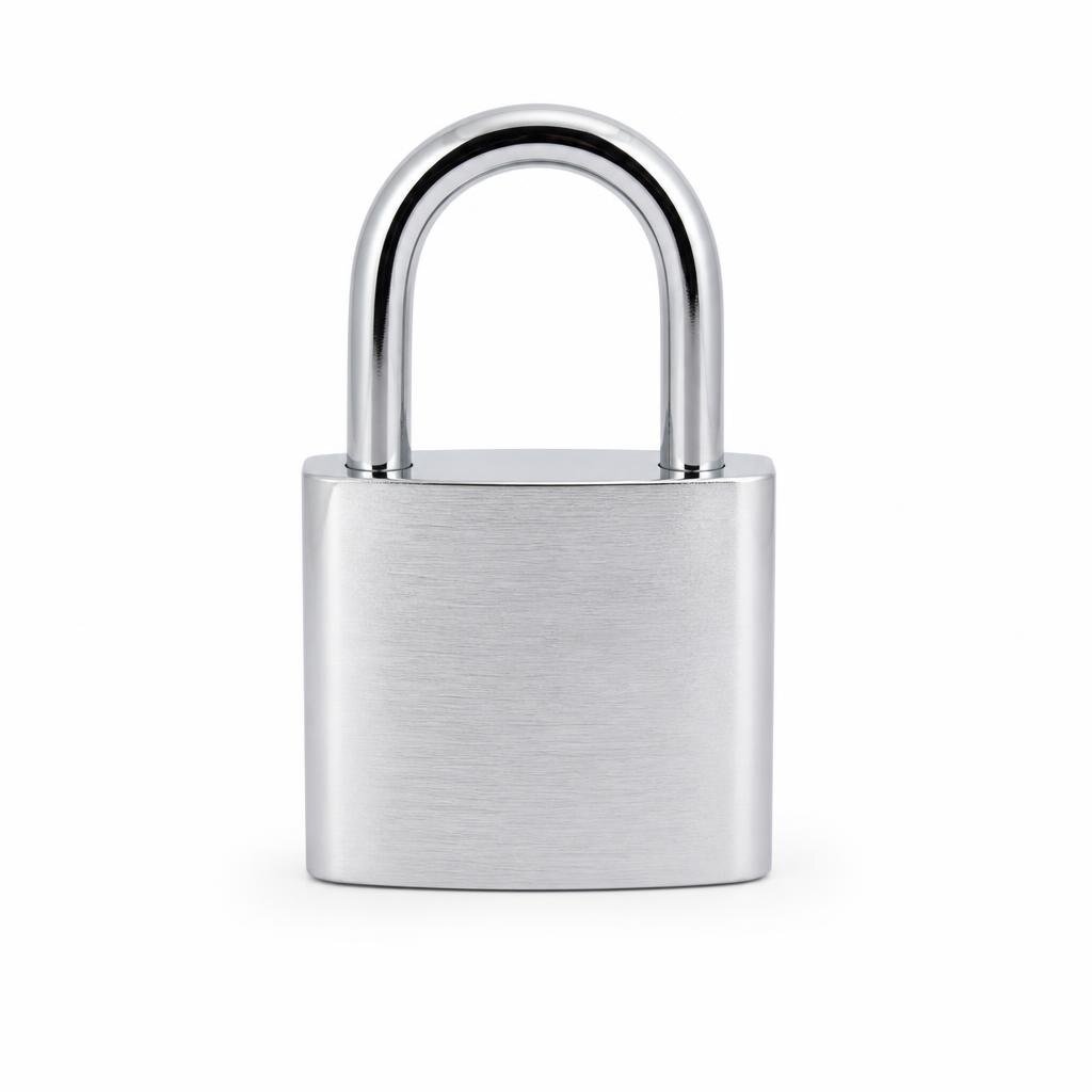 BRAVO 505 K/A CHROMED PADLOCK