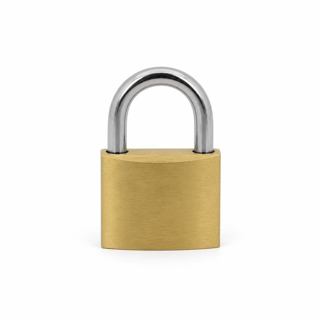 TRI-CIRCLE 261 20MM BRASS PADLOCK
