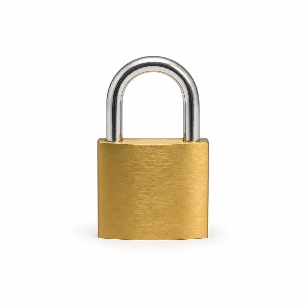 TRI-CIRCLE 263 32MM BRASS PADLOCK