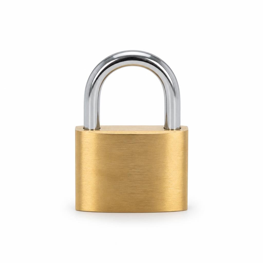TRI-CIRCLE 264 38MM BRASS PADLOCK