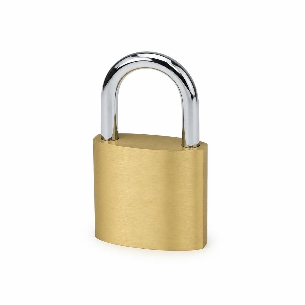 TRI-CIRCLE 266 63MM BRASS PADLOCK