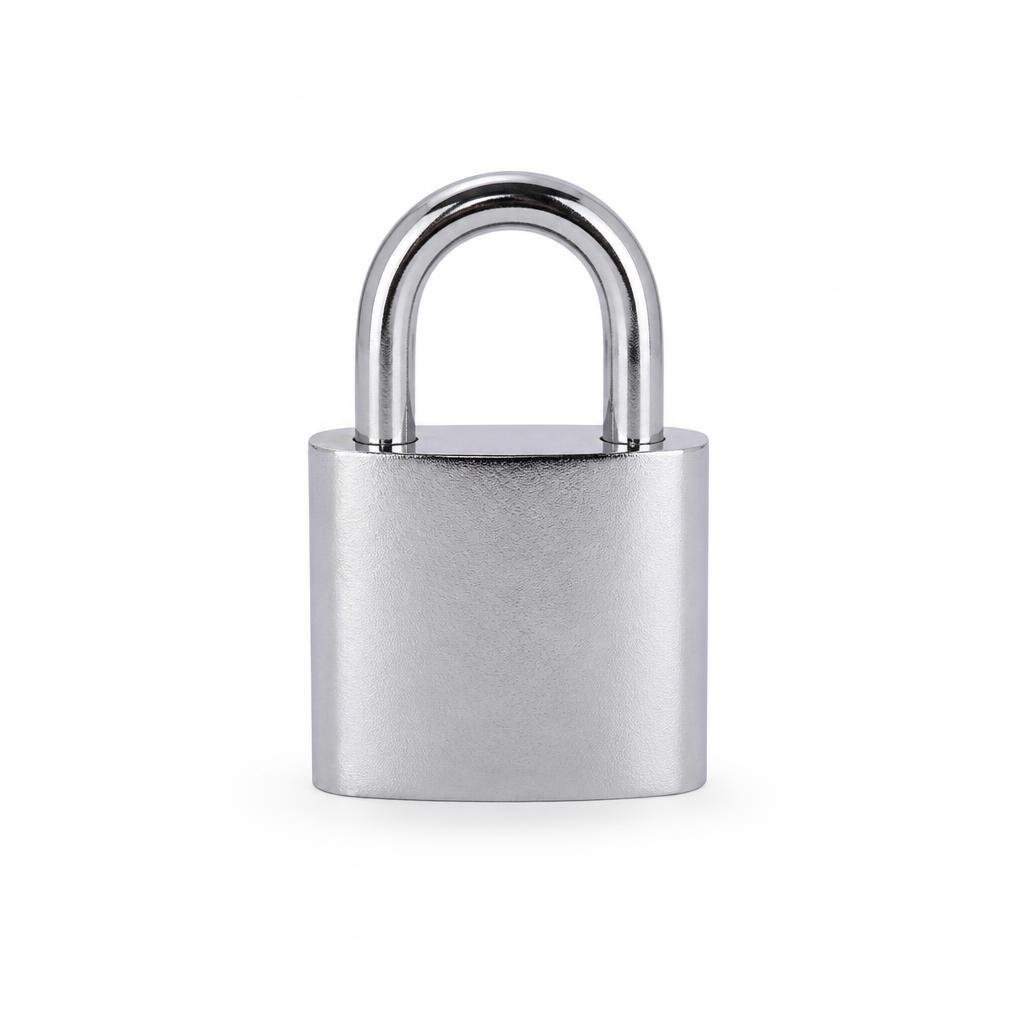 TRI-CIRCLE TCHD502KA 50MM CHROME IRON PADLOCK