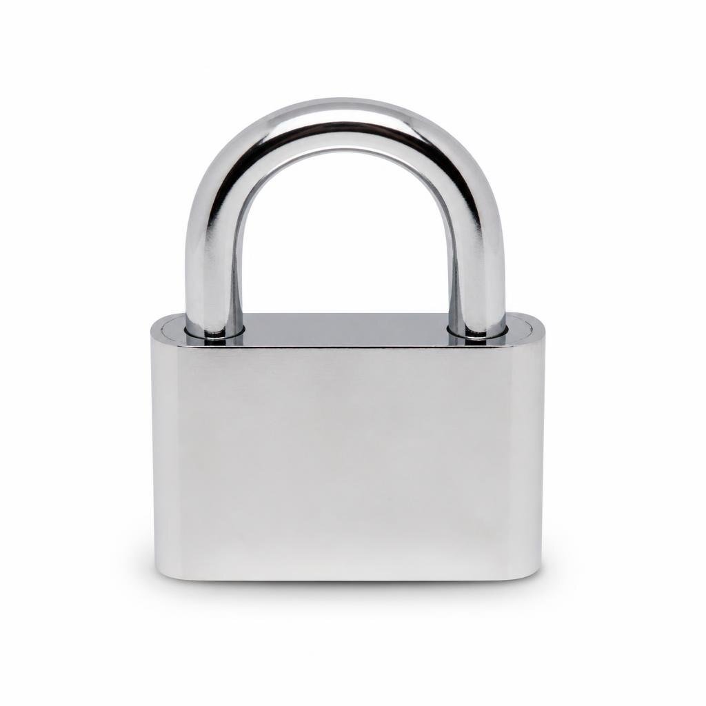 TRI-CIRCLE TCHD503KA 50MM CHROME IRON PADLOCK
