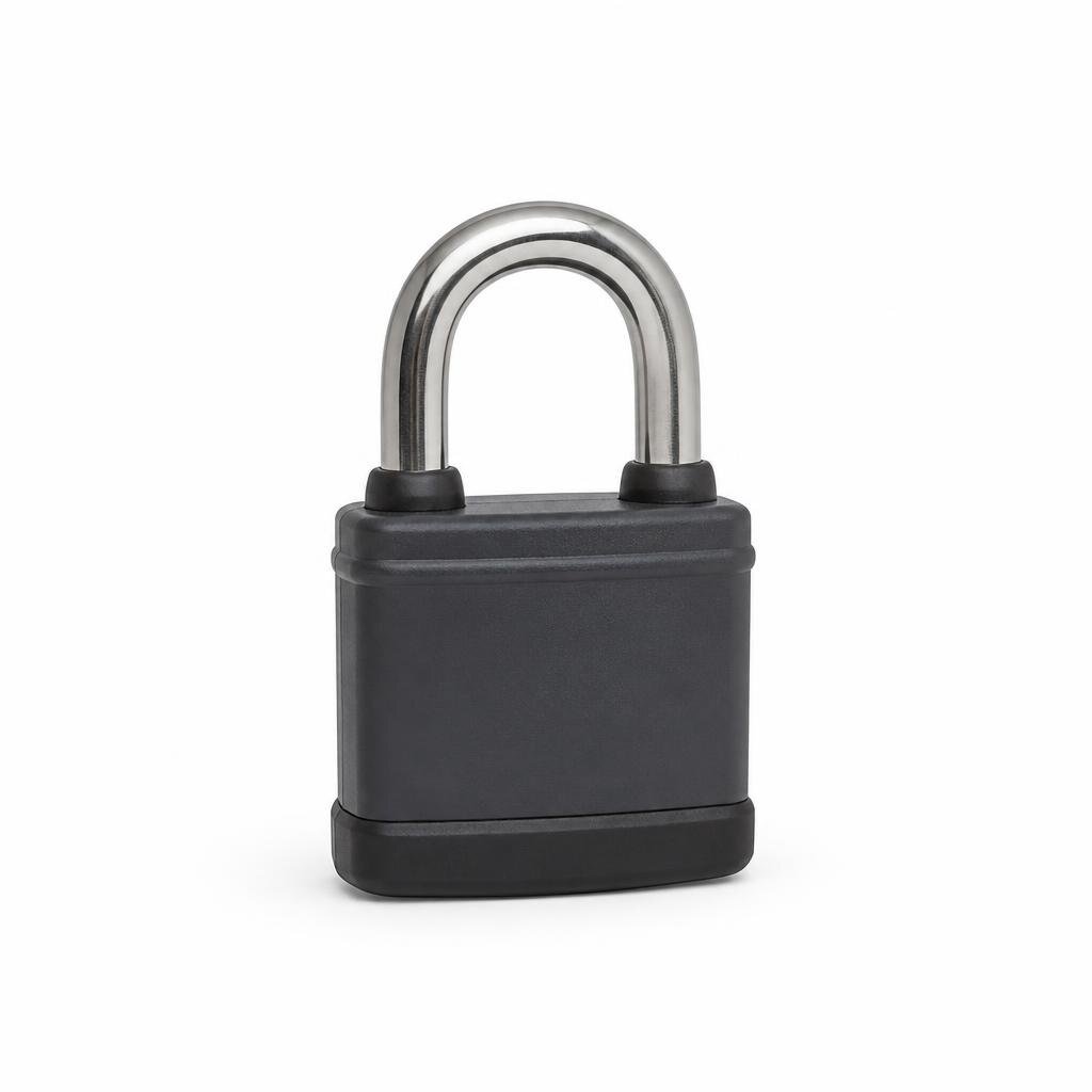 TRI-CIRCLE LSK-364 38MM LONG ABS COVERED WATERPROOF PADLOCK