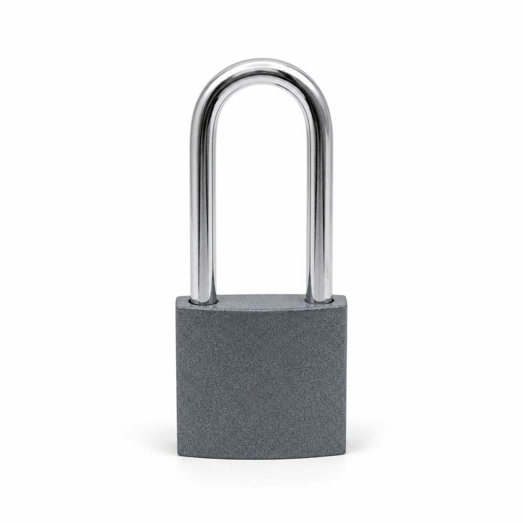 TRI-CIRCLE GL32MM L/S IRON PADLOCK - GREY