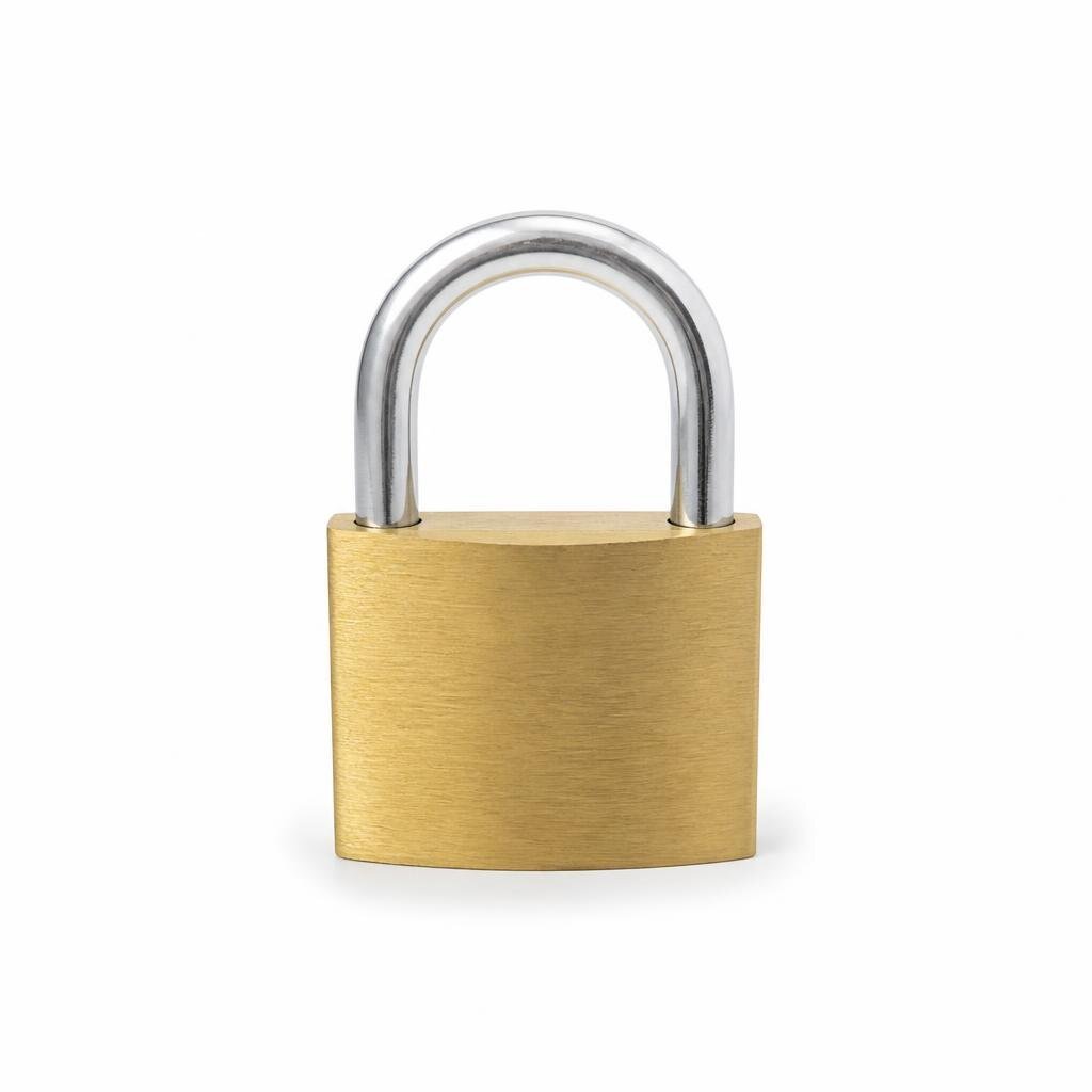 YALE 50MM BRASS PADLOCK - Y140