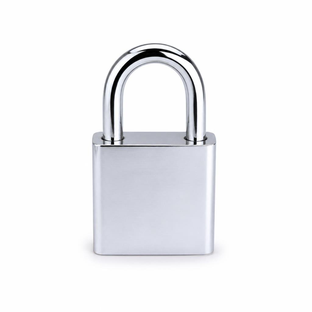 BELWAY 40MM5 CHROME PADLOCK