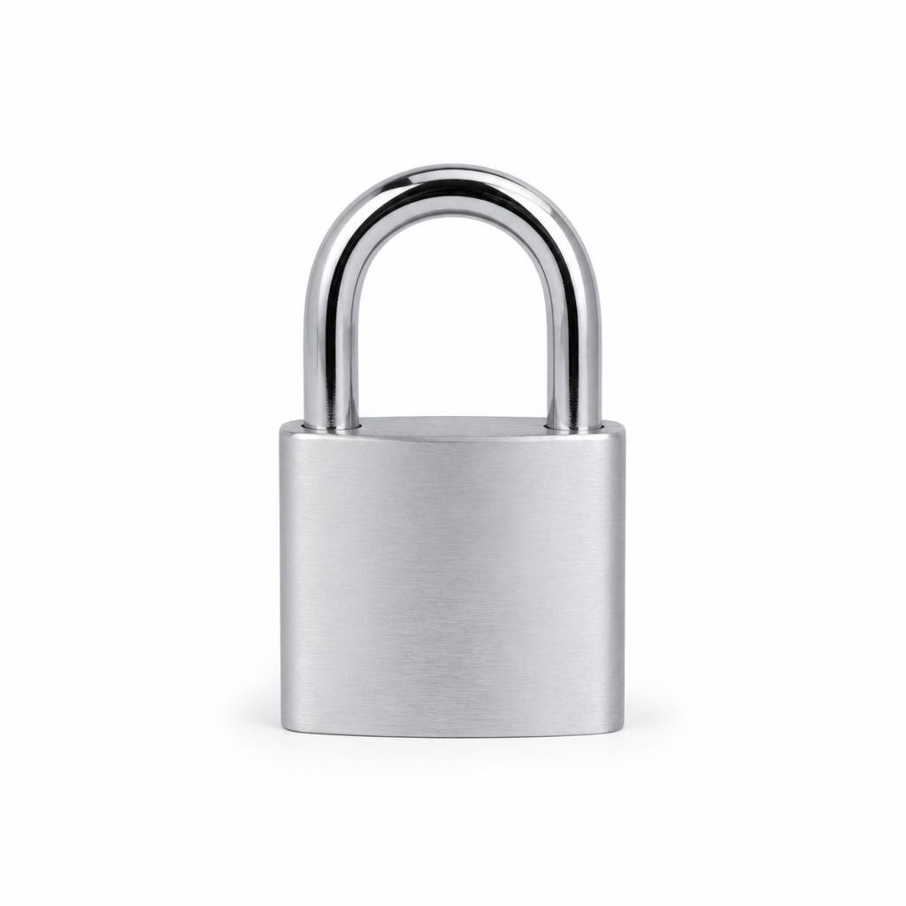 BELWAY 50MM4 CHROME PADLOCK