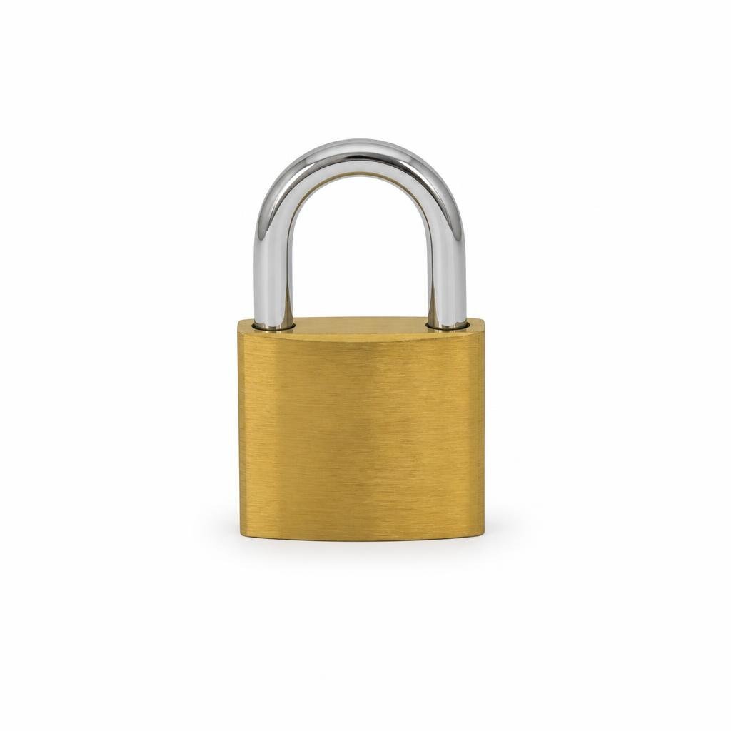 YALE 40MM BRASS PADLOCK - Y121