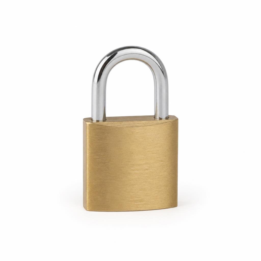 YALE 50MM BRASS PADLOCK - Y121