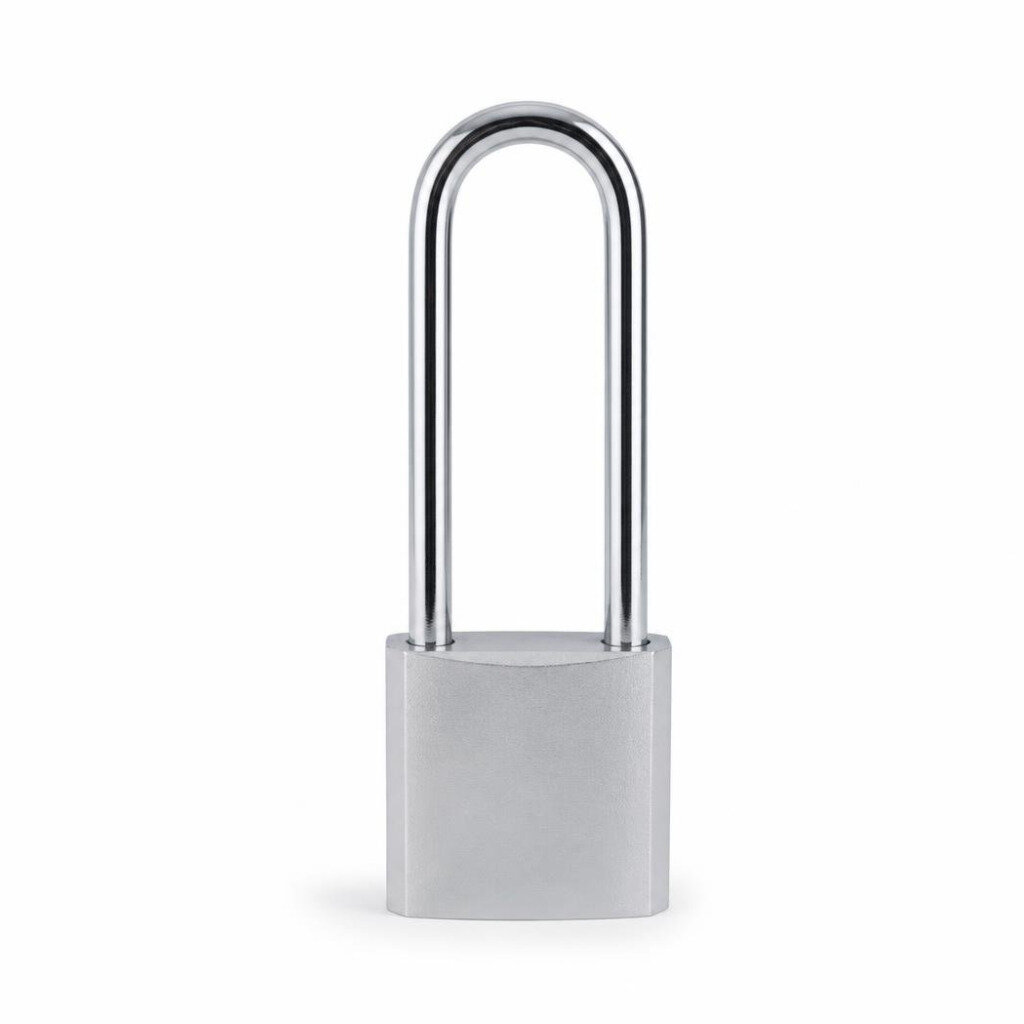 BRAVO 40L 40MM  LONG SHACKLE CHROME PADLOCK