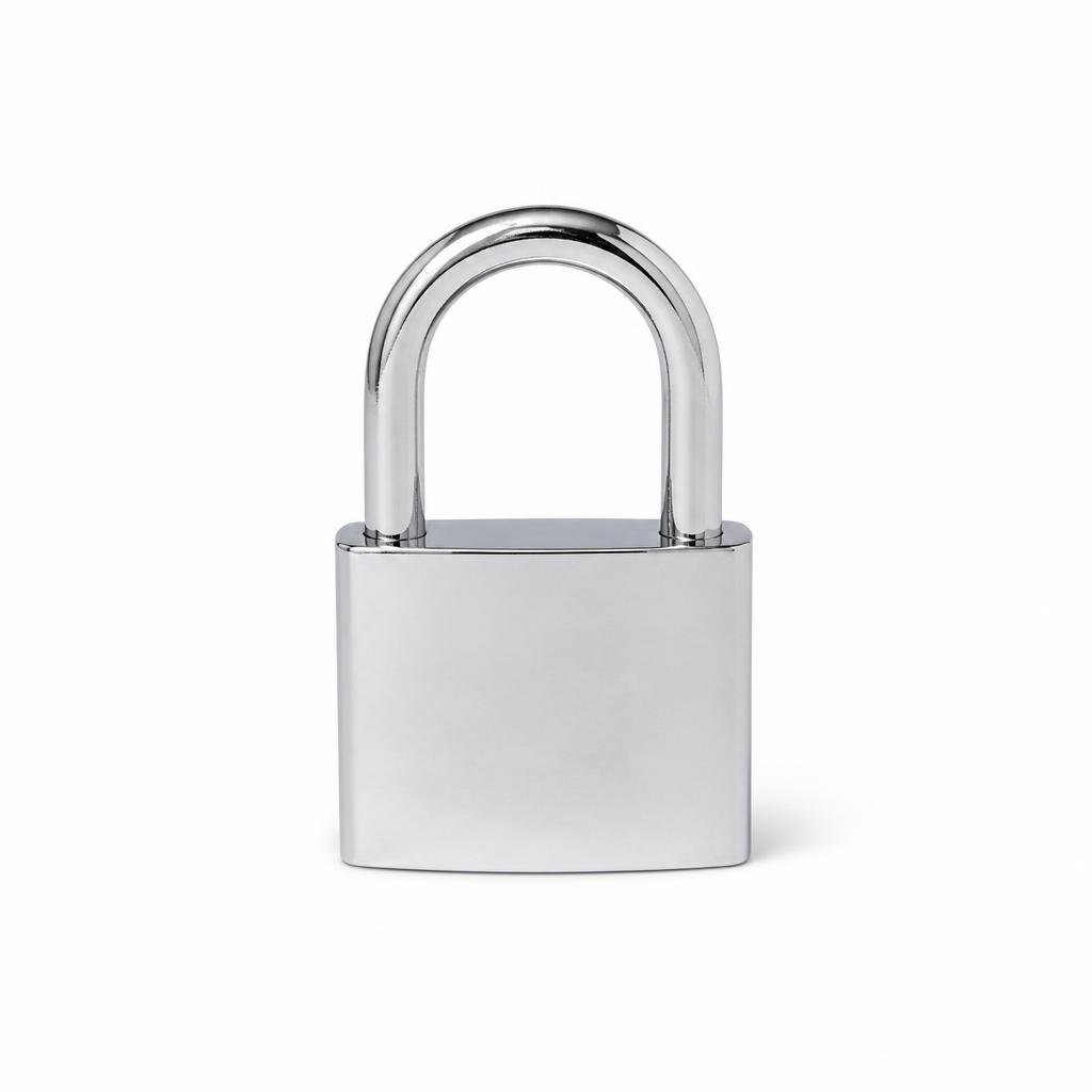 HAGER 50MM CHROME PADLOCK