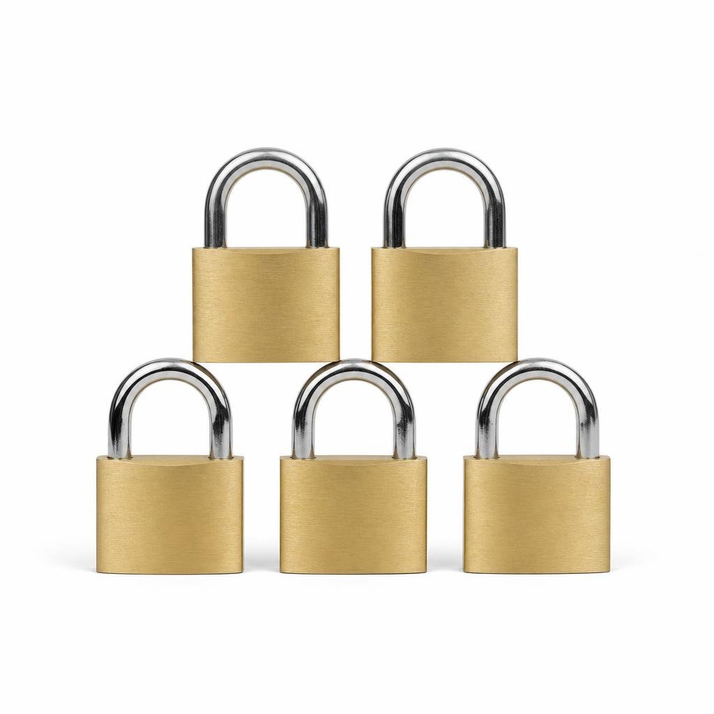 FINN FPL100 50MM5PCS PADLOCK