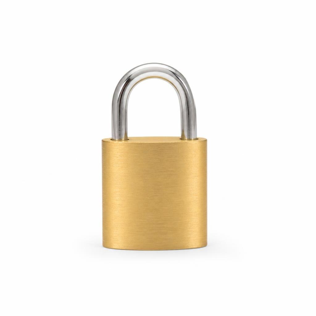 GLOBE 265 50MM BRASS PAD LOCK