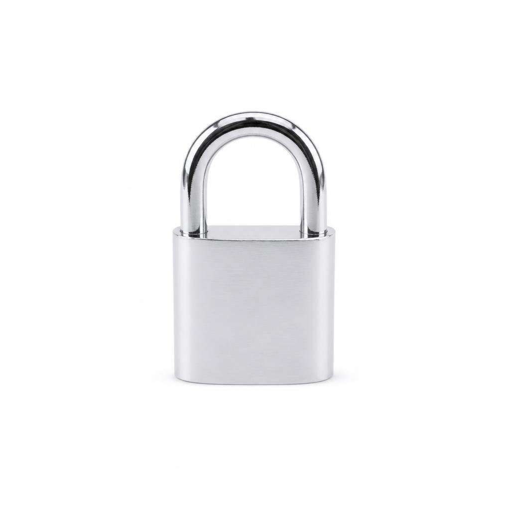 SHENLING 40MM CHROME PADLOCK