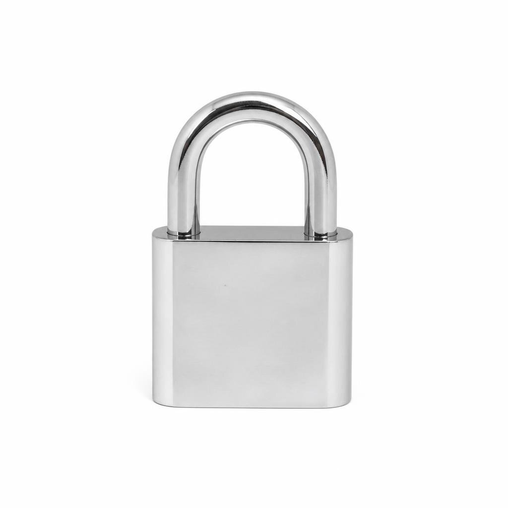 SHENLING 50MM CHROME PADLOCK