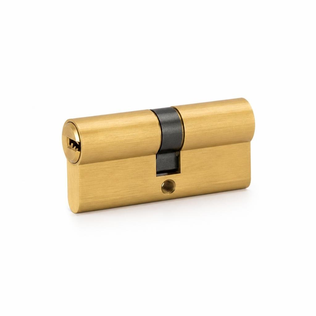 YEROY 60MM BRASS PROFILE CYLINDER-DOUBLE