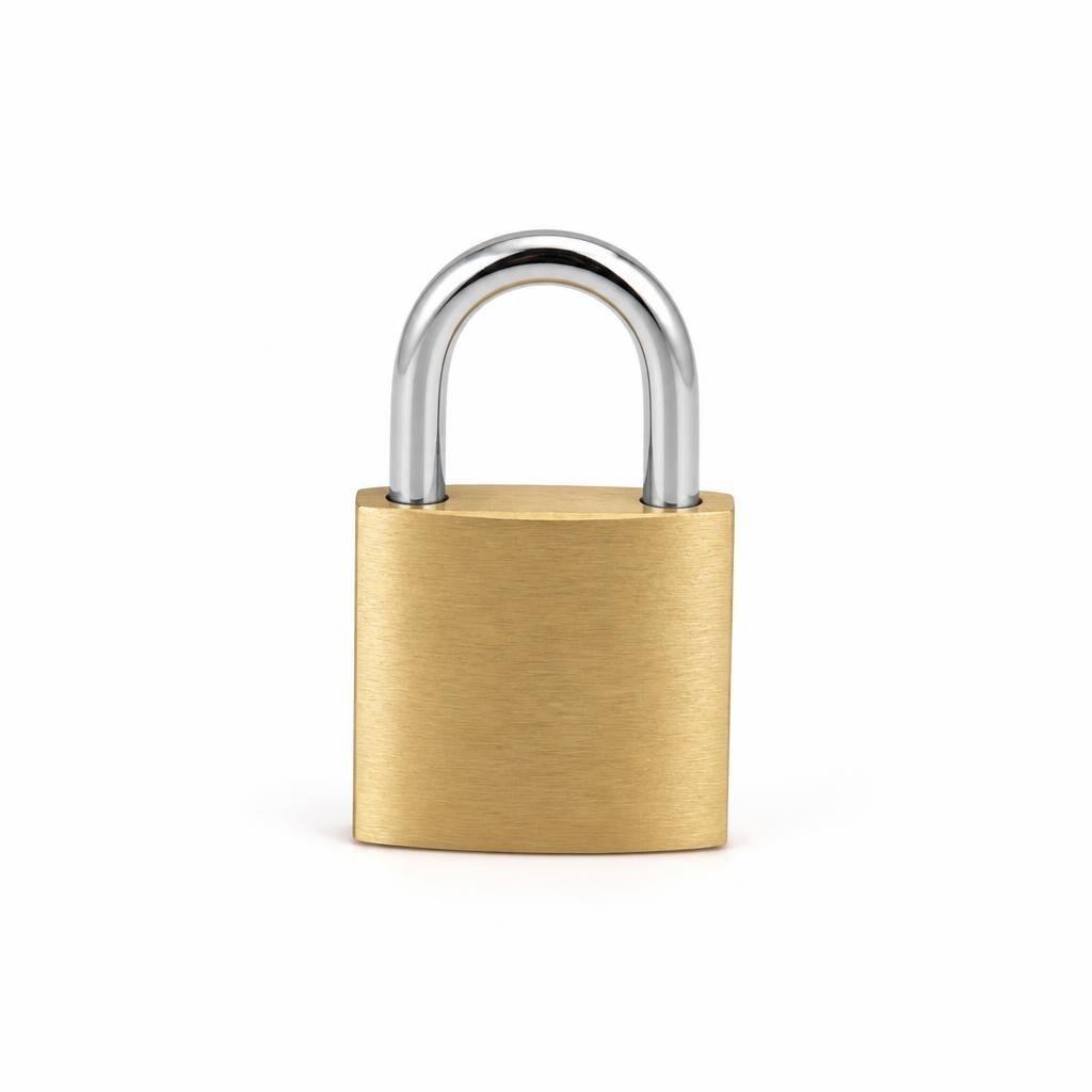 GLOBE HL402 25MM BRASS PADLOCK