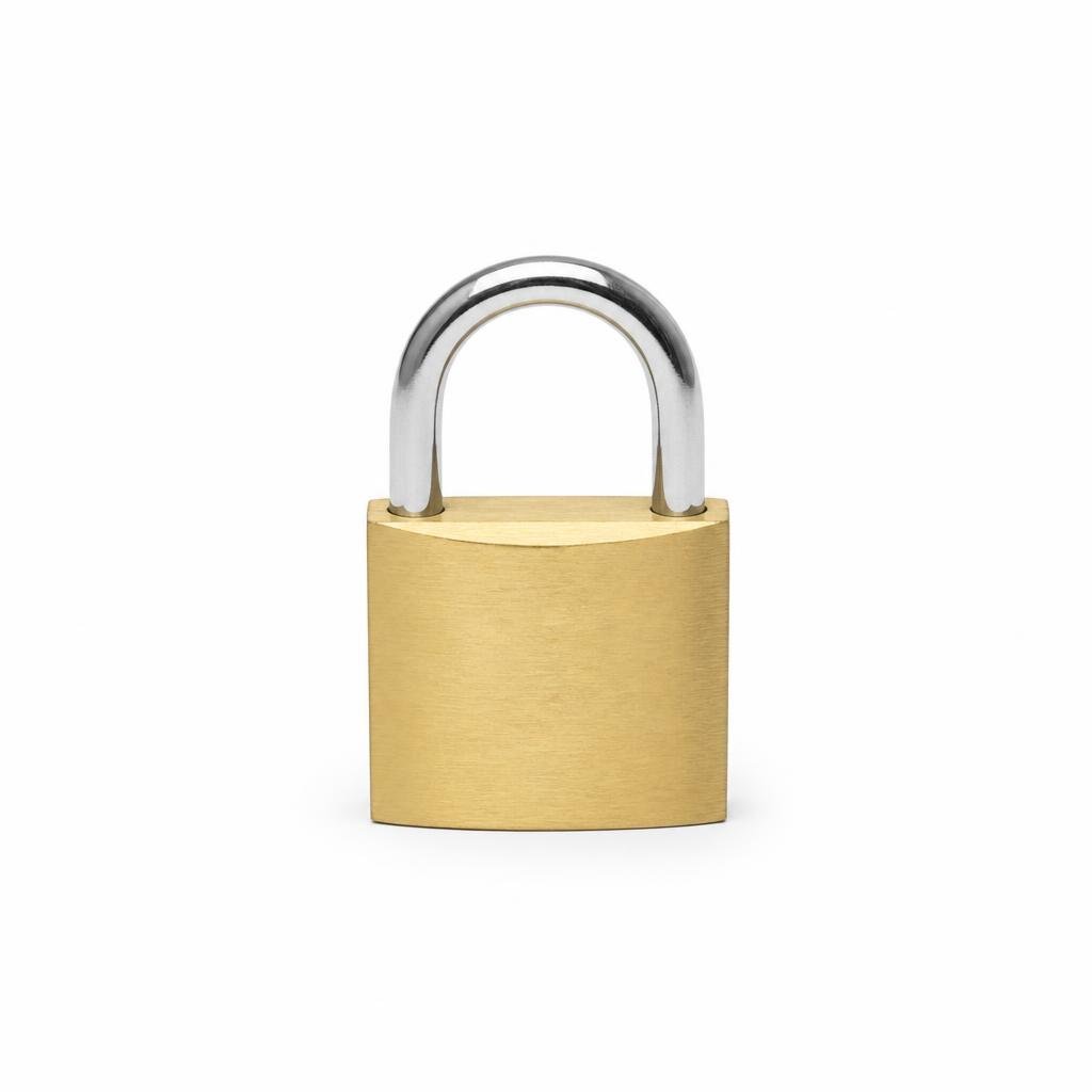 GLOBE HL403 30MM BRASS PADLOCK