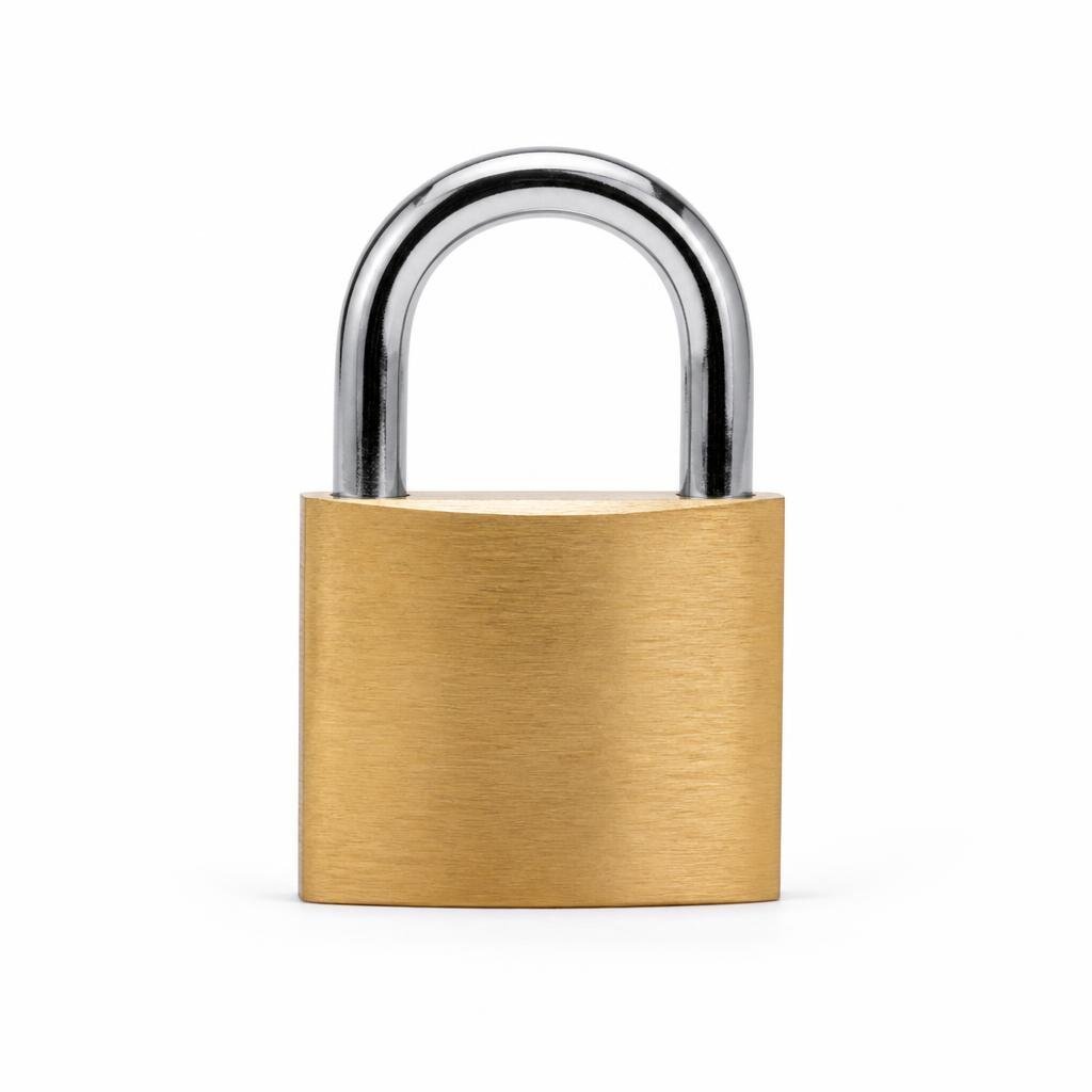 GLOBE HL406 60MM BRASS PADLOCK