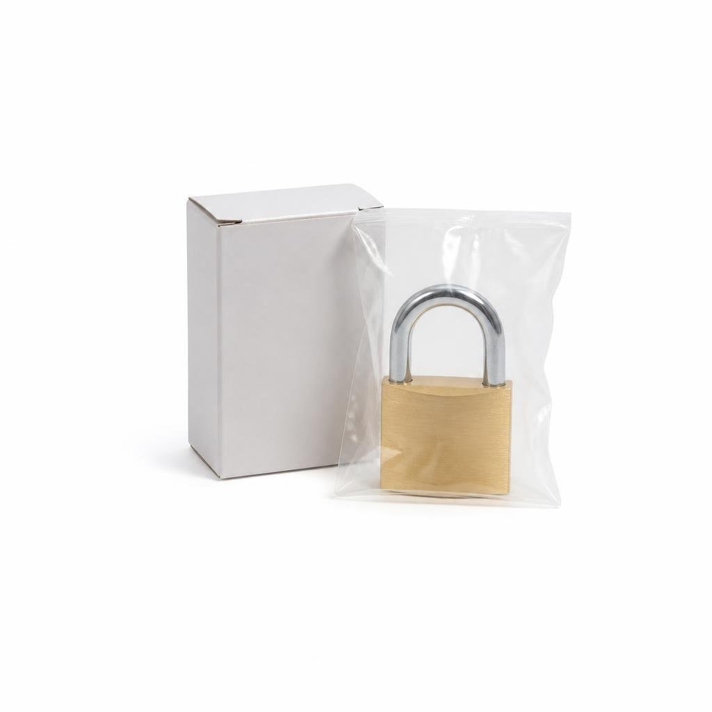TRI-CIRCLE V-261 20MM BRASS PADLOCK (VISUAL PACK)