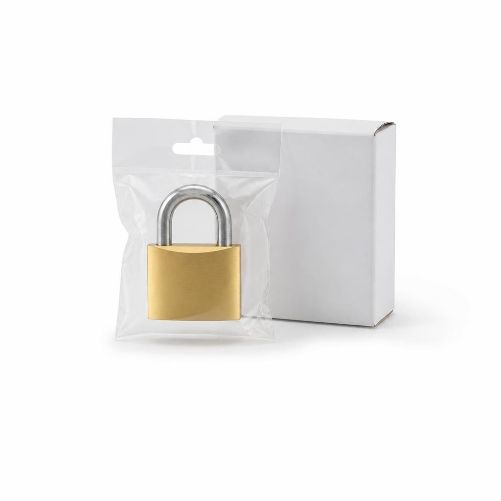 TRI-CIRCLE V-266 63MM BRASS PADLOCK (VISUAL PACK)