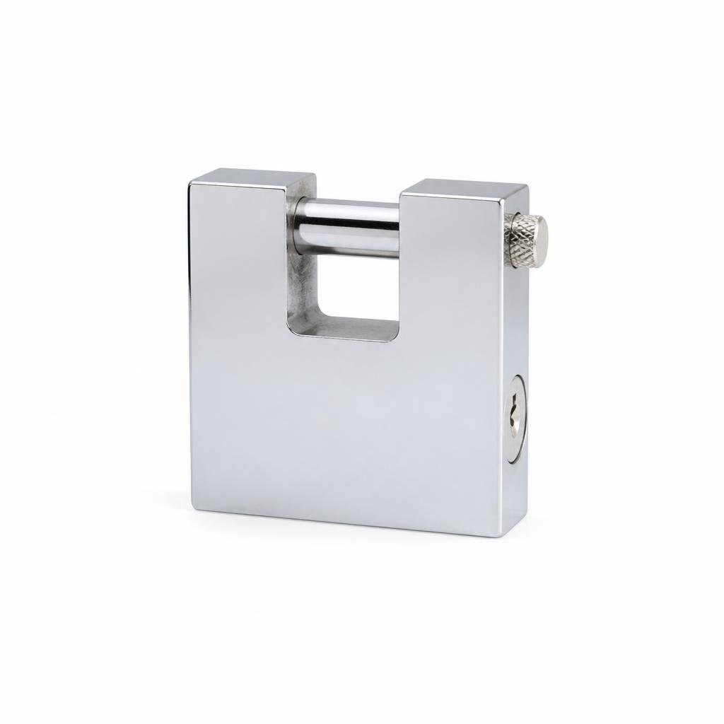COLEX DK502 ARMOURED CHROME PADLOCK