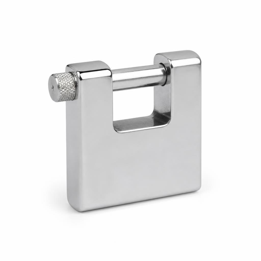 COLEX DA601 ARMOURED CHROME PADLOCK