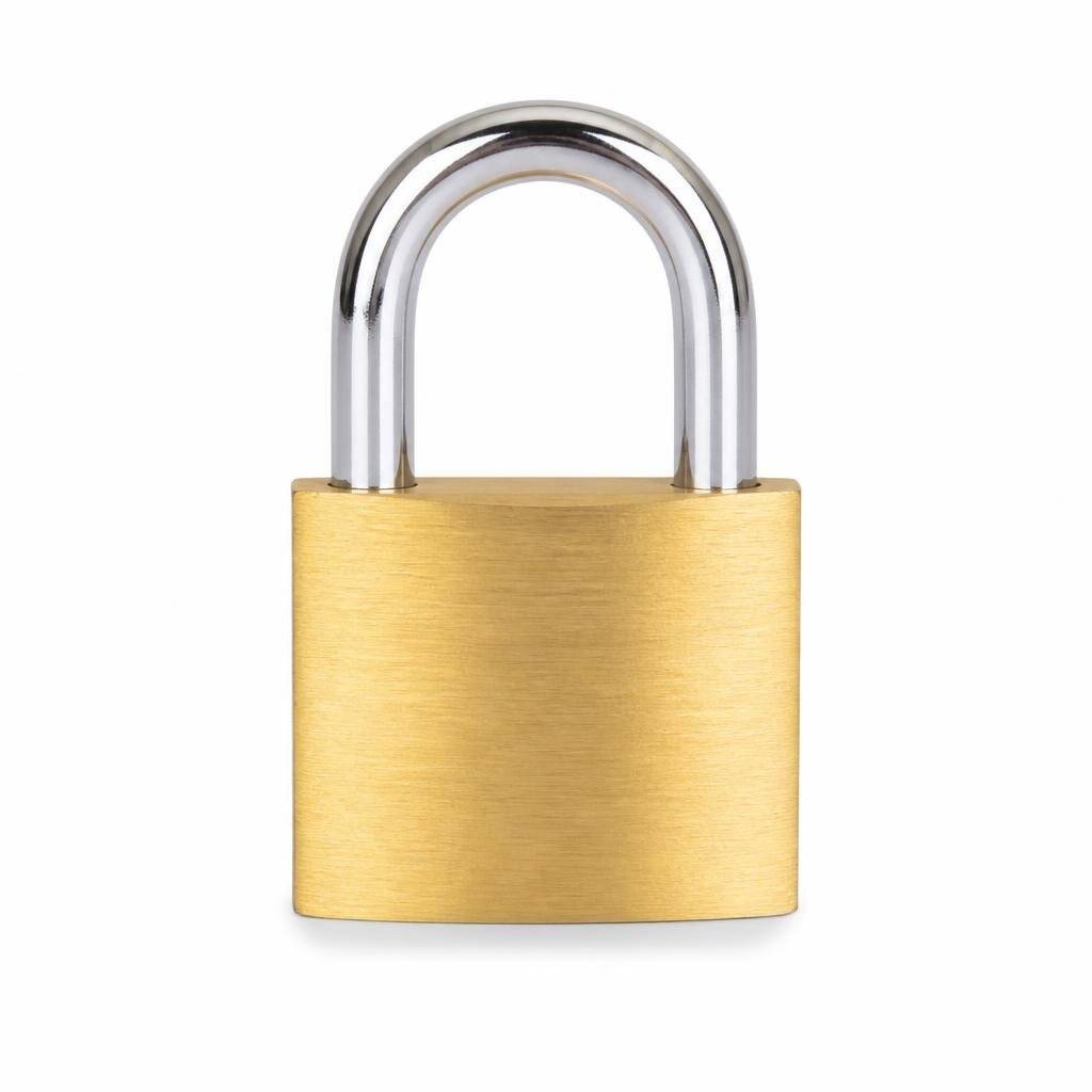 SUNMAX 263 32MM BRASS PADLOCK