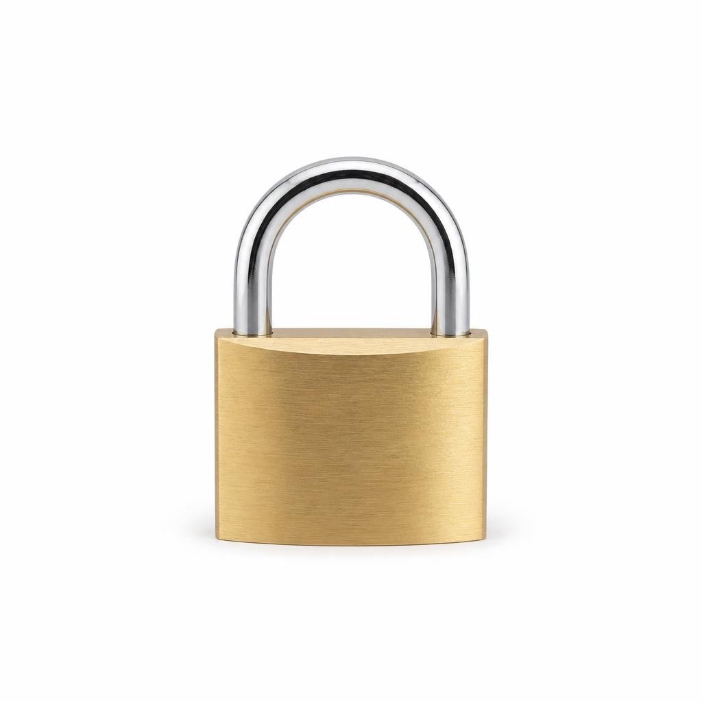 DORETTI DPL500 50MM2 KEY ALIKE SOLID BRASS BODY PAD  LOCK