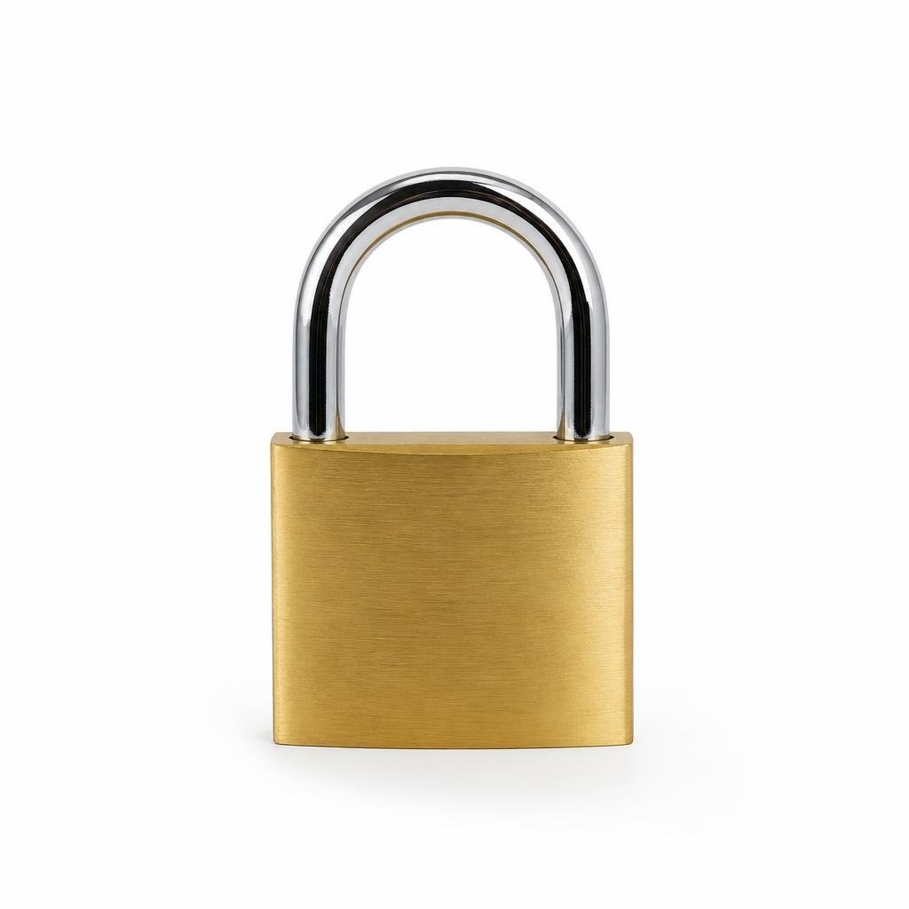 DORETTI DPL500 50MM3 KEY ALIKE SOLID BRASS BODY PAD  LOCK