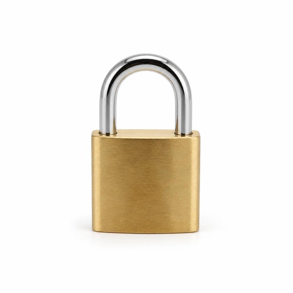 DORETTI DPL500 50MM4 KEY ALIKE SOLID BRASS BODY PAD  LOCK