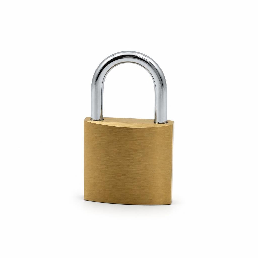DORETTI DPL500 50MM5 KEY ALIKE SOLID BRASS BODY PAD  LOCK