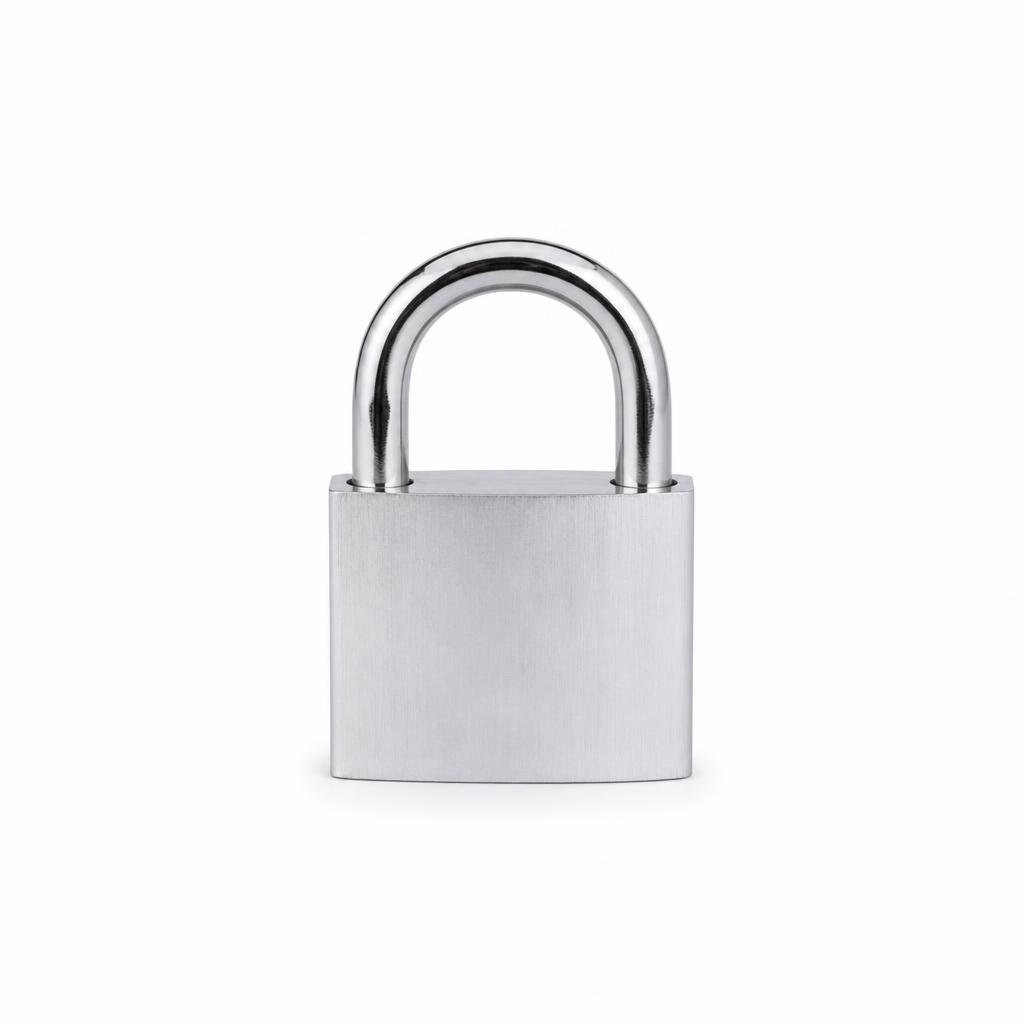 VERON V800 50MM CHROME PAD LOCK