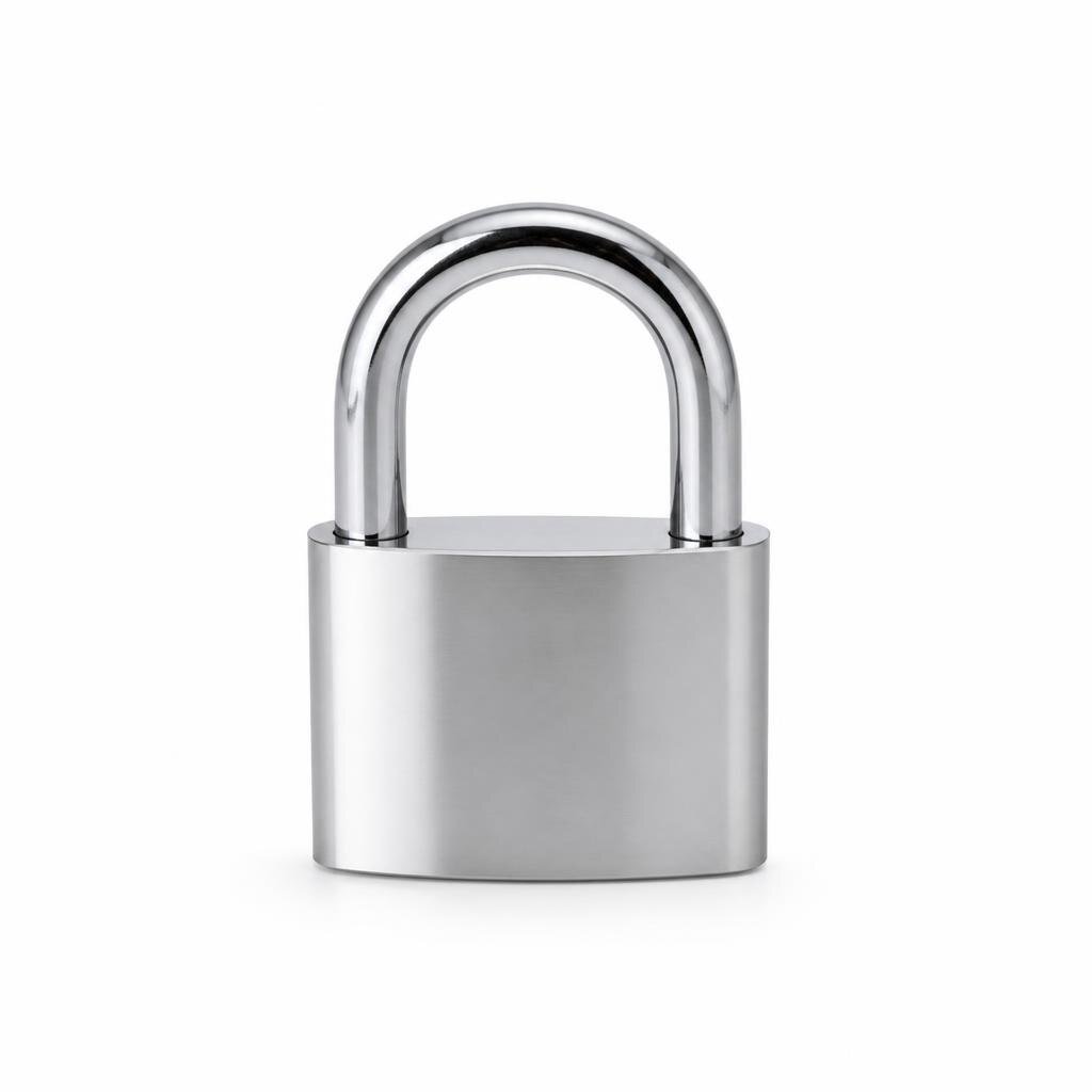 NATORO 50MM CHROME PADLOCK