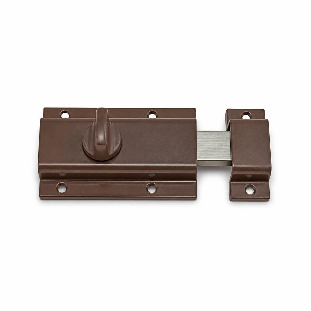 FUDA AL101 SLIDING DOOR LOCK - BROWN