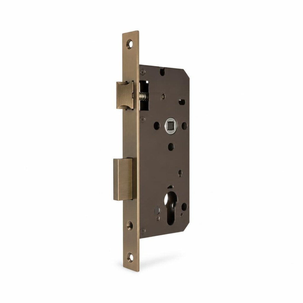 FUDA 202 2LEVEL MORTICA LOCK - BROWN