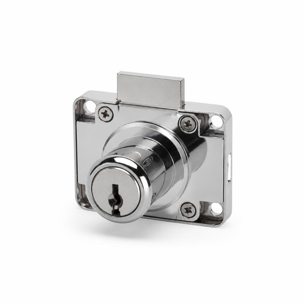 ZHO G138 CHROME DRAWER LOCK