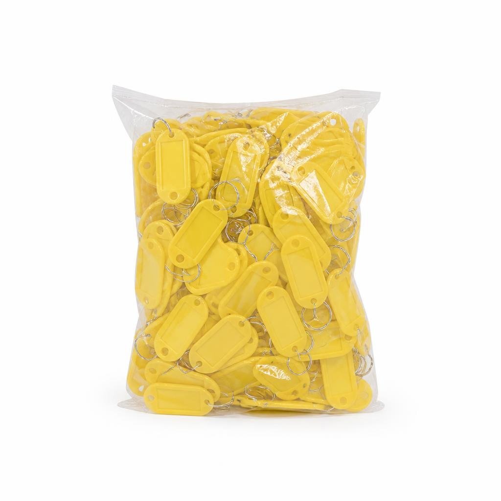 M-PVC KEY LABEL (YELLOW COLOUR) (200PCS/BAG)